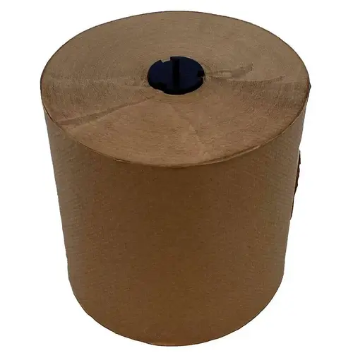 Optima Hard Wound Paper Roll Towel Recycled 700 Feet Per Roll Case Of 6 Brown
