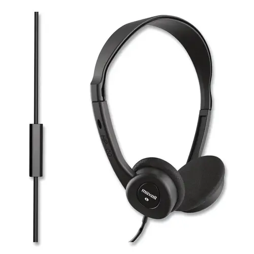 Hp100 Headphone With Mic, Black Hp100 Headphone With Mic, Black