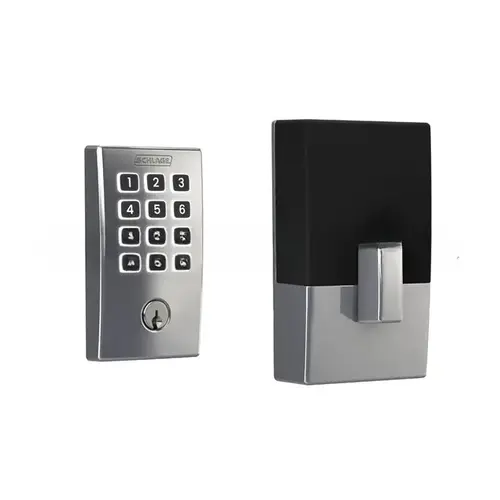 Century Arrive Smart Wifi Deadbolt with 47998500 Latch and 10116 Strike for 1-3/8" to 2" Door Bright Chrome Finish Century Arrive Smart Wifi Deadbolt with 47998500 Latch and 10116 Strike for 1-3/8" to 2" Door Bright Chrome Finish
