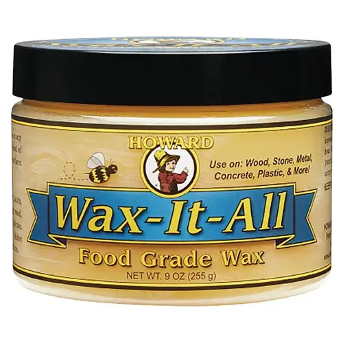 Howard Wax-It-All Food-Grade Wax, Paste, 9 oz Howard Wax-It-All Food-Grade Wax, Paste, 9 oz