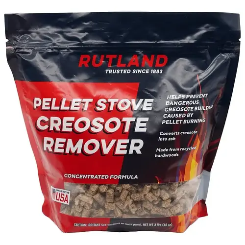 Rutland Pellet Stove Creosote Remover, 3 lb Bag Rutland Pellet Stove Creosote Remover, 3 lb Bag