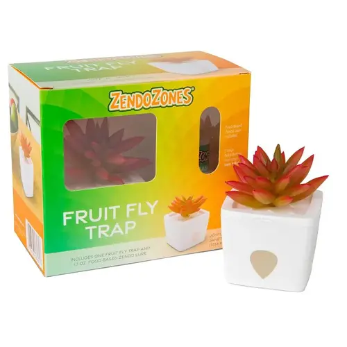 ZendoZones Joyful Janet Fruit Fly Trap ZendoZones Joyful Janet Fruit Fly Trap