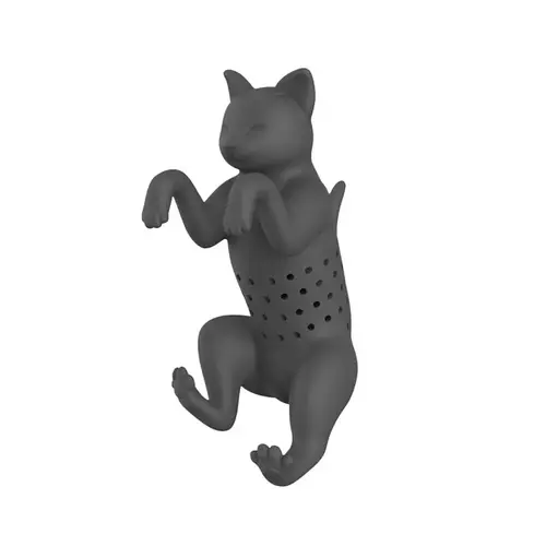 Genuine Fred Tea Infuser, 1.8 in L, 2.4 in W, 3.9 in H, Silicone Genuine Fred Tea Infuser, 1.8 in L, 2.4 in W, 3.9 in H, Silicone