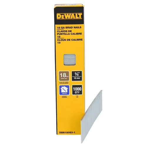 BRAD NAIL COLLATED 18GA 5/8IN BRAD NAIL COLLATED 18GA 5/8IN