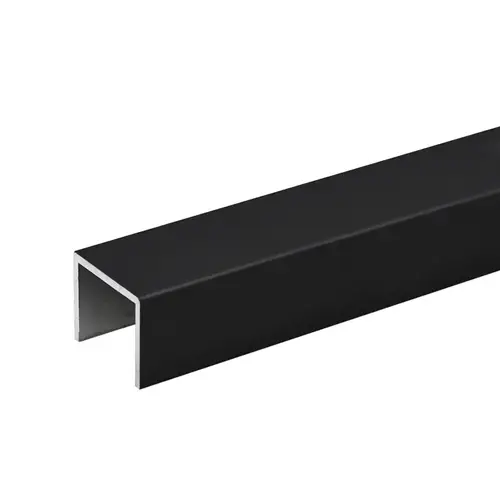 1-5/16" Aluminum Cap Rail Sample Kit 12" Long with CRV1RL Rubber Gasket - Matte Black 1-5/16" Aluminum Cap Rail Sample Kit 12" Long with CRV1RL Rubber Gasket - Matte Black