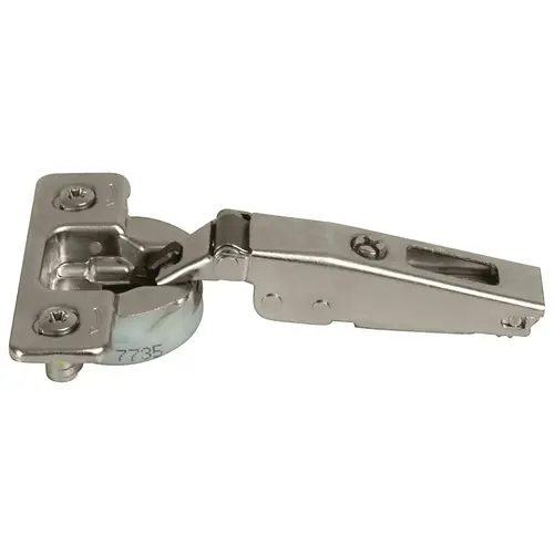 Concealed Hinge, Salice 700 Series, 110 degree Opening Angle, Silentia+ 1/2" C776DE9 1/2" Overlay, C776DE9, Rapido, nickel-plated Cup: Nickel plated Concealed Hinge, Salice 700 Series, 110 degree Opening Angle, Silentia+ 1/2" C776DE9 1/2" Overlay, C776DE9, Rapido, nickel-plated Cup: Nickel plated