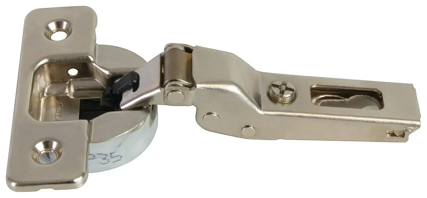 Hafele Concealed Hinge Salice 700 Series 110 degree Opening Angle Silentia+ Half C7P6GE9 Half Overlay C7P6GE9 Screw-on nickel-plated 329.15.402