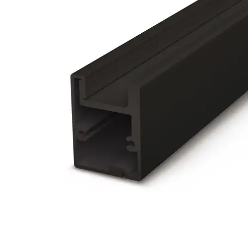 X9 Spyglass Series 2 Piece Bottom Rail 241" Stock Length - Dark Bronze X9 Spyglass Series 2 Piece Bottom Rail 241" Stock Length - Dark Bronze