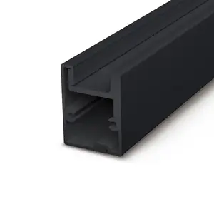 FHC X9BR20MB X9 Spyglass Series 2 Piece Bottom Rail 241" Stock Length - Matte Black