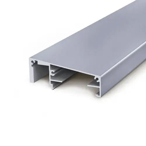 4-1/8" X9 Spyglass Series Top Rail - Silver Metallic 4-1/8" X9 Spyglass Series Top Rail - Silver Metallic