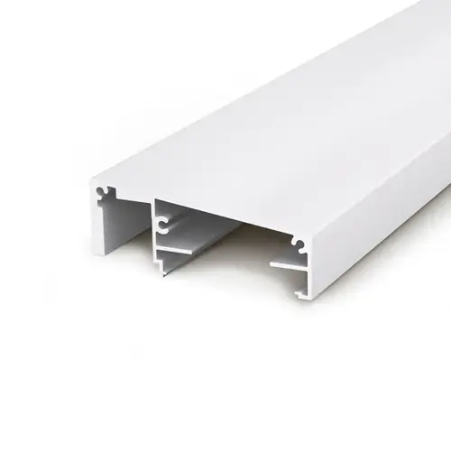 4-1/8" X9 Spyglass Series Top Rail - Traffic White 4-1/8" X9 Spyglass Series Top Rail - Traffic White