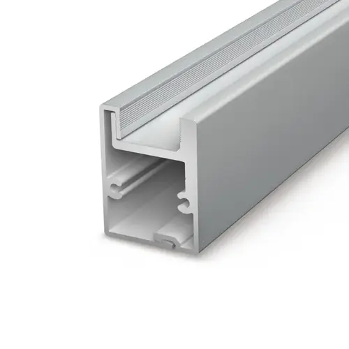 X9 Spyglass Series 2 Piece Bottom Rail 241" Stock Length - Silver Metallic X9 Spyglass Series 2 Piece Bottom Rail 241" Stock Length - Silver Metallic