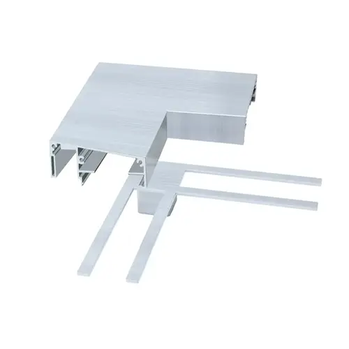 X9 Spyglass Series 90 Degree Corner - Mill Aluminum X9 Spyglass Series 90 Degree Corner - Mill Aluminum