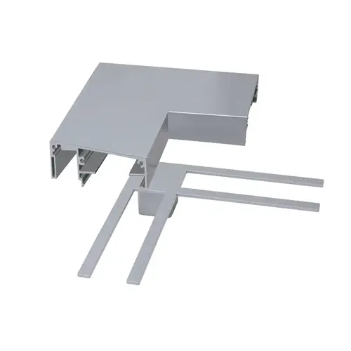 X9 Spyglass Series 90 Degree Corner - Silver Metallic X9 Spyglass Series 90 Degree Corner - Silver Metallic