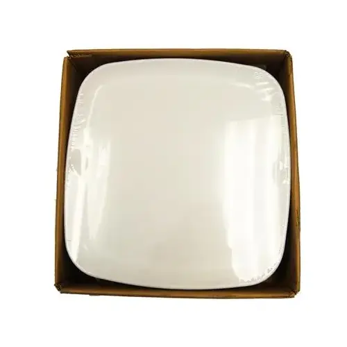 Moza k Serving Tray Base 14.1X14.1X0.69 IN PP White Square - pack of 25 Moza k Serving Tray Base 14.1X14.1X0.69 IN PP White Square - pack of 25