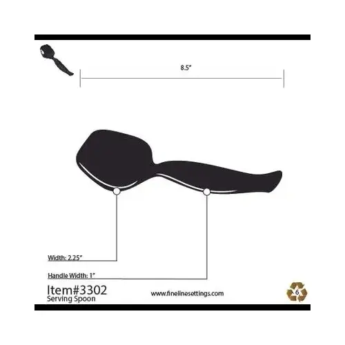 Platter Pleasers Serving Spoon 8.5 IN PS Black Individually Wrapped - pack of 144