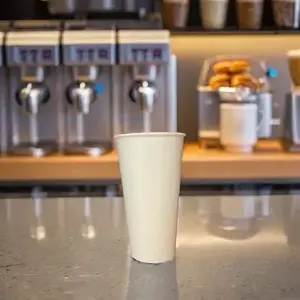 Continental Cup CC22WH Cold Cup 22 OZ Paper White - pack of 1000