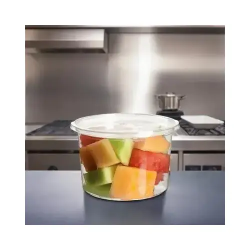 Deli Container Base 16 OZ PLA Clear Round - pack of 500 Deli Container Base 16 OZ PLA Clear Round - pack of 500