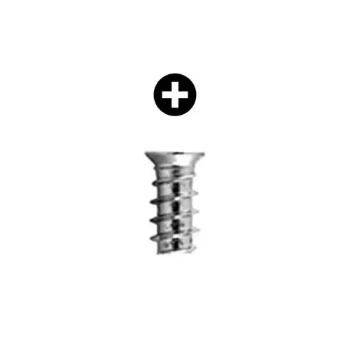 #5 x 13mm Flat Head Euro Screw, Phillips Drive Euro Thread and Blunt Point, Nickel, Box of 10000 by Wurth #5 x 13mm Flat Head Euro Screw, Phillips Drive Euro Thread and Blunt Point, Nickel, Box of 10000 by Wurth