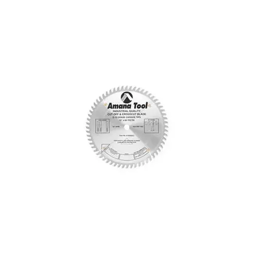 Amana A.G.E. 10" Diameter with 5/8" Arbor 60 Tooth ATB Cut-Off / Crosscut Saw Blade Amana A.G.E. 10" Diameter with 5/8" Arbor 60 Tooth ATB Cut-Off / Crosscut Saw Blade