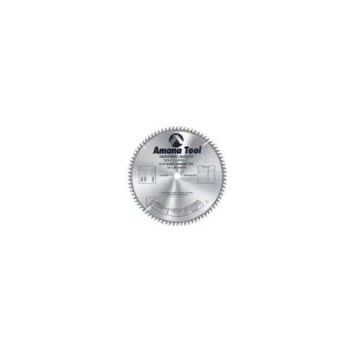 Amana A.G.E. 10" Diameter with 5/8" Arbor 72 Tooth M-TCG Solid Surface Saw Blade Amana A.G.E. 10" Diameter with 5/8" Arbor 72 Tooth M-TCG Solid Surface Saw Blade