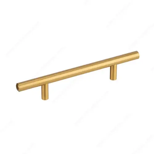 Modern Steel Pull - 305 Satin Brass Modern Steel Pull - 305 Satin Brass