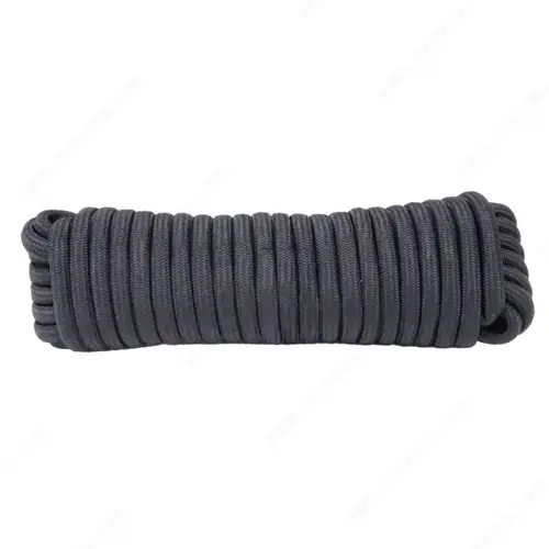 Polypropylene 32-Strand Diamond Braid Rope Black