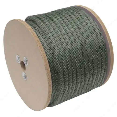 Smooth Braid Polypropylene Derby Rope Green Smooth Braid Polypropylene Derby Rope Green