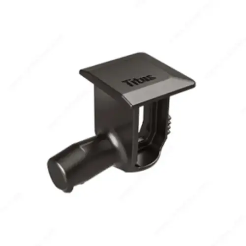 Metal Shelf Q-Bracket Black