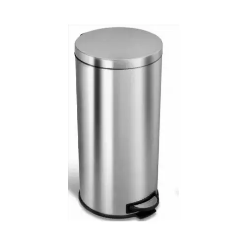 8GAL SS RND Trash Can