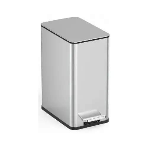 2.6GAL WHT Trash Can