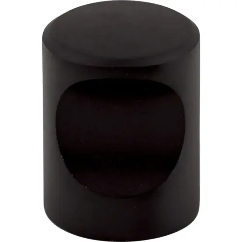 Nouveau Series 3/4" (19 mm) Diameter Flat BlackKnob