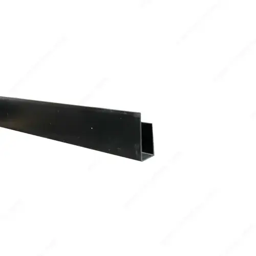 J Molding for Slatwall Panels Black J Molding for Slatwall Panels Black