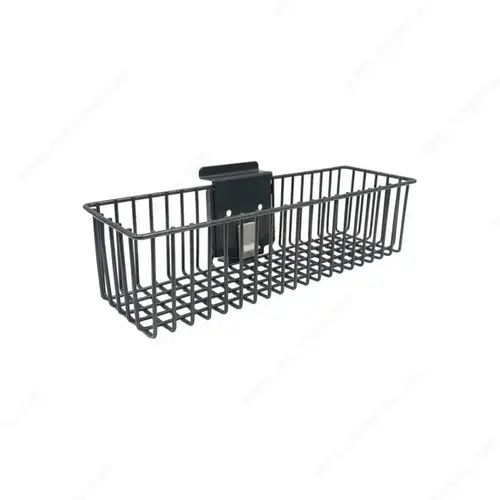 3"x12" Wire Basket for Slatwall 3"x12" Wire Basket for Slatwall
