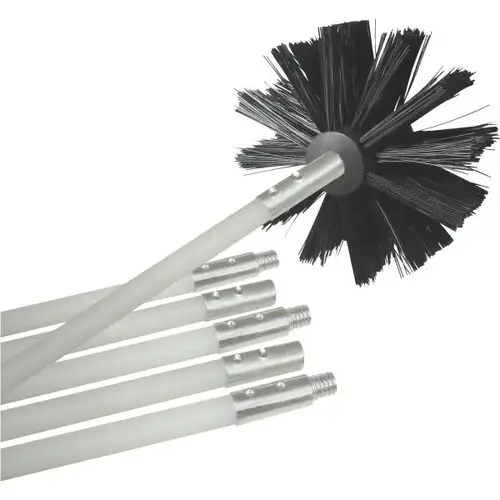 Dryer Duct Cleaning Kit, 4" Diameter, Adjustable To 120"