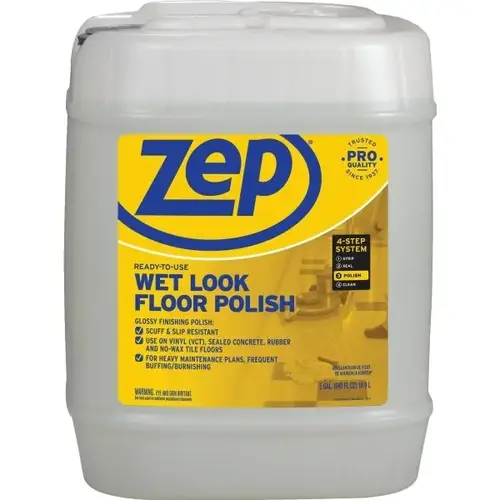 5 Gallon Wet Look Floor Finish High Gloss