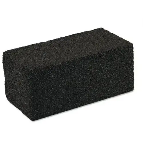 4 In. X 8 In. X 3-1/2 In. Black Grill Cleaner Grill Brick