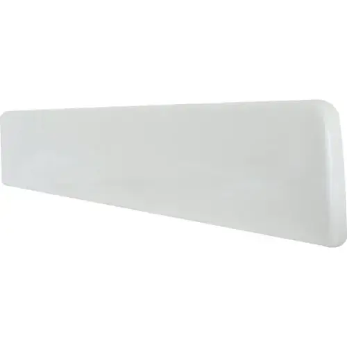 21-1/4 X 3-1/2 White Swirl On White Cultured Marble