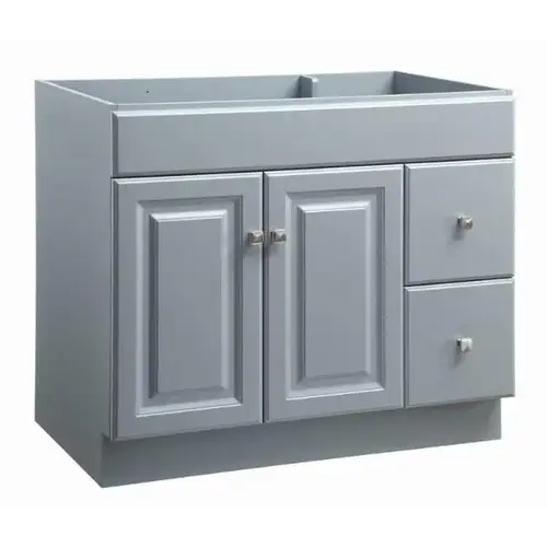 Wyndham 36 In. W X 21 In. D Rta Bath Vanity Cabinet Only, Gray Wyndham 36 In. W X 21 In. D Rta Bath Vanity Cabinet Only, Gray