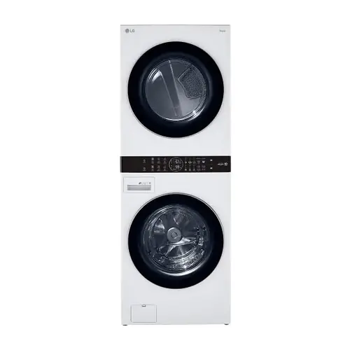 27 In. Washtower Front Washer Dryer Combo (White)