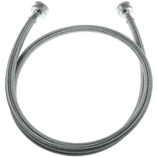3/4 In. X 3/4 In. X 60 In. Braided Stainless Steel Washing Machine Hose 3/4 In. X 3/4 In. X 60 In. Braided Stainless Steel Washing Machine Hose