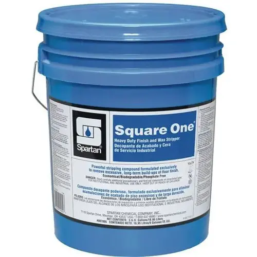 Square One Floor Finish Remover, Pine Scent, 5 Gal. Square One Floor Finish Remover, Pine Scent, 5 Gal.