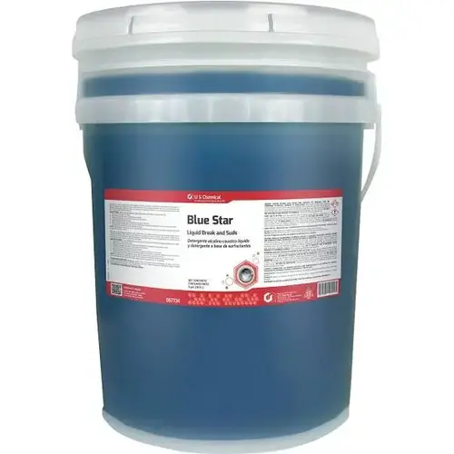 Blue Stack Chemical U.S.CHEMICAL 057734. 5 Gal. Blue Star Liquid Break And Suds For Laundry ...