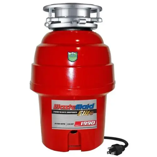 Elite Model 1990 -3/4 Hp Deluxe Disposal-3-Bolt Mount W/ Power Cord