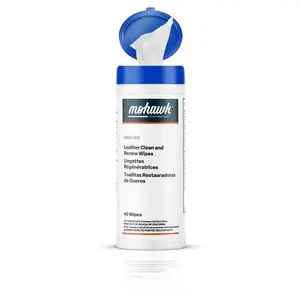 Mohawk Finishing Products M850-1019 Leather Clean And Renew Wipes, 40 Sheets