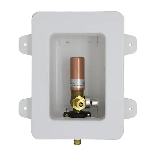 Firestop Ice Maker Box 1/2" Copper Sweat X 1/4" Comp