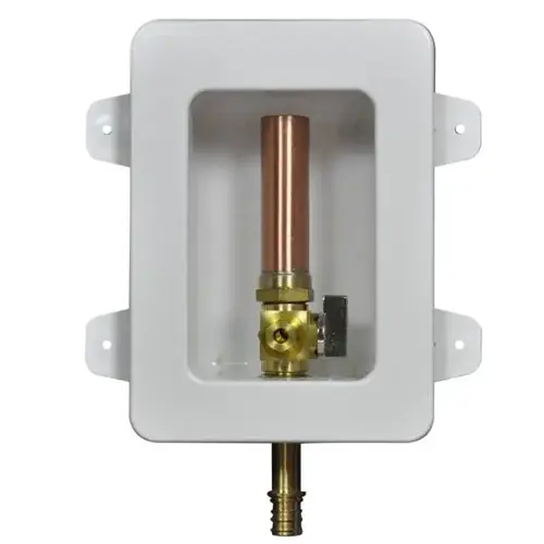 Firestop Ice Maker Box 1/2" Crimp PEX With Ha X 3/4" Ght