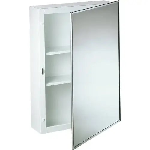 16w X 22"H Surface Mount Mirror Medicine Cabinet White 16w X 22"H Surface Mount Mirror Medicine Cabinet White