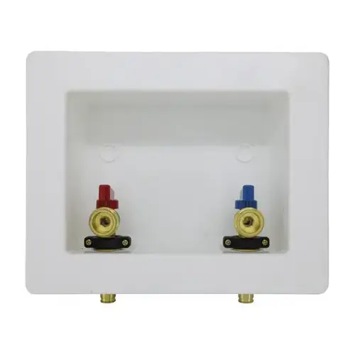 Firestop Washing Machine Outlet Box 1/2" Expex X 3/4" Ght