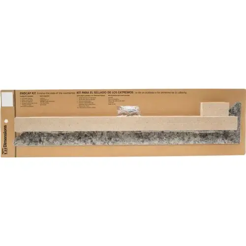 Laminate Granite Vanity End Cap Kit (Perlato)